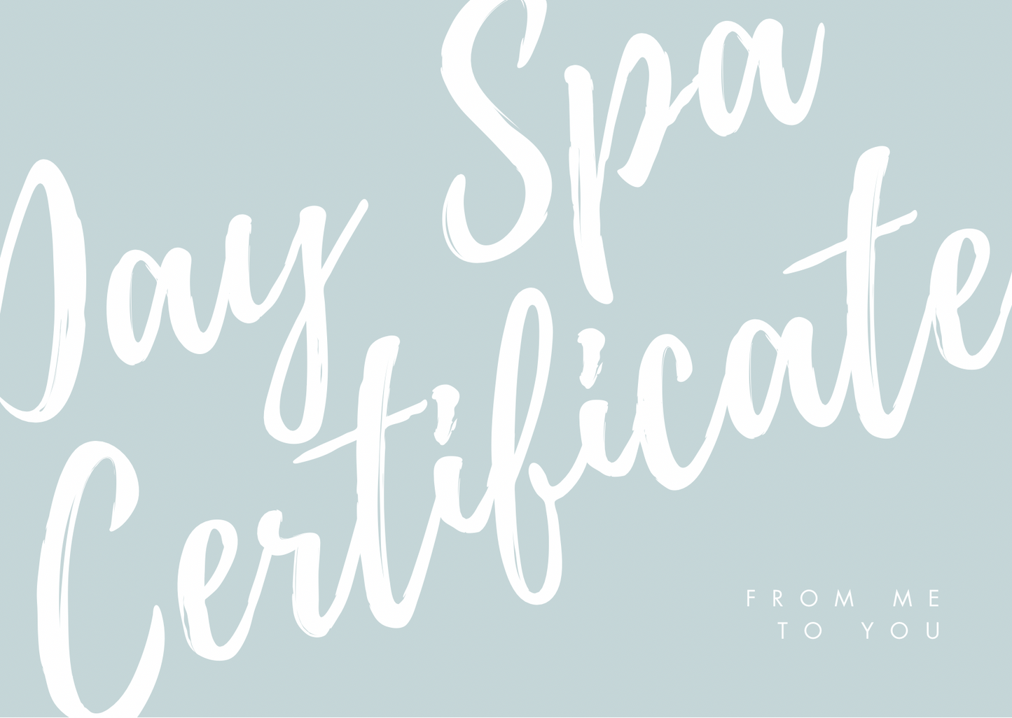 Day Spa Certificate